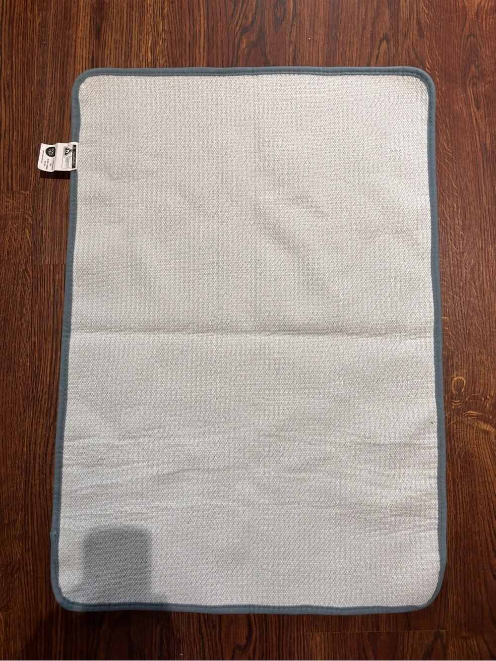 Soft Chenille Bath Mat in Light Blue